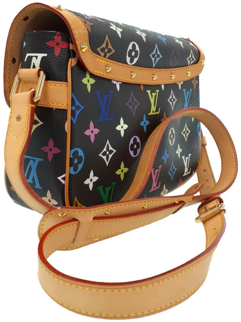 Louis Vuitton Sologne Bag Multicolor Monogram Shoulder Brown